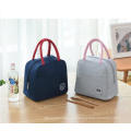 Outdoor Insulated Tote Cooler Food Bag, Polyester Lunch Bag for Office Lady and Students